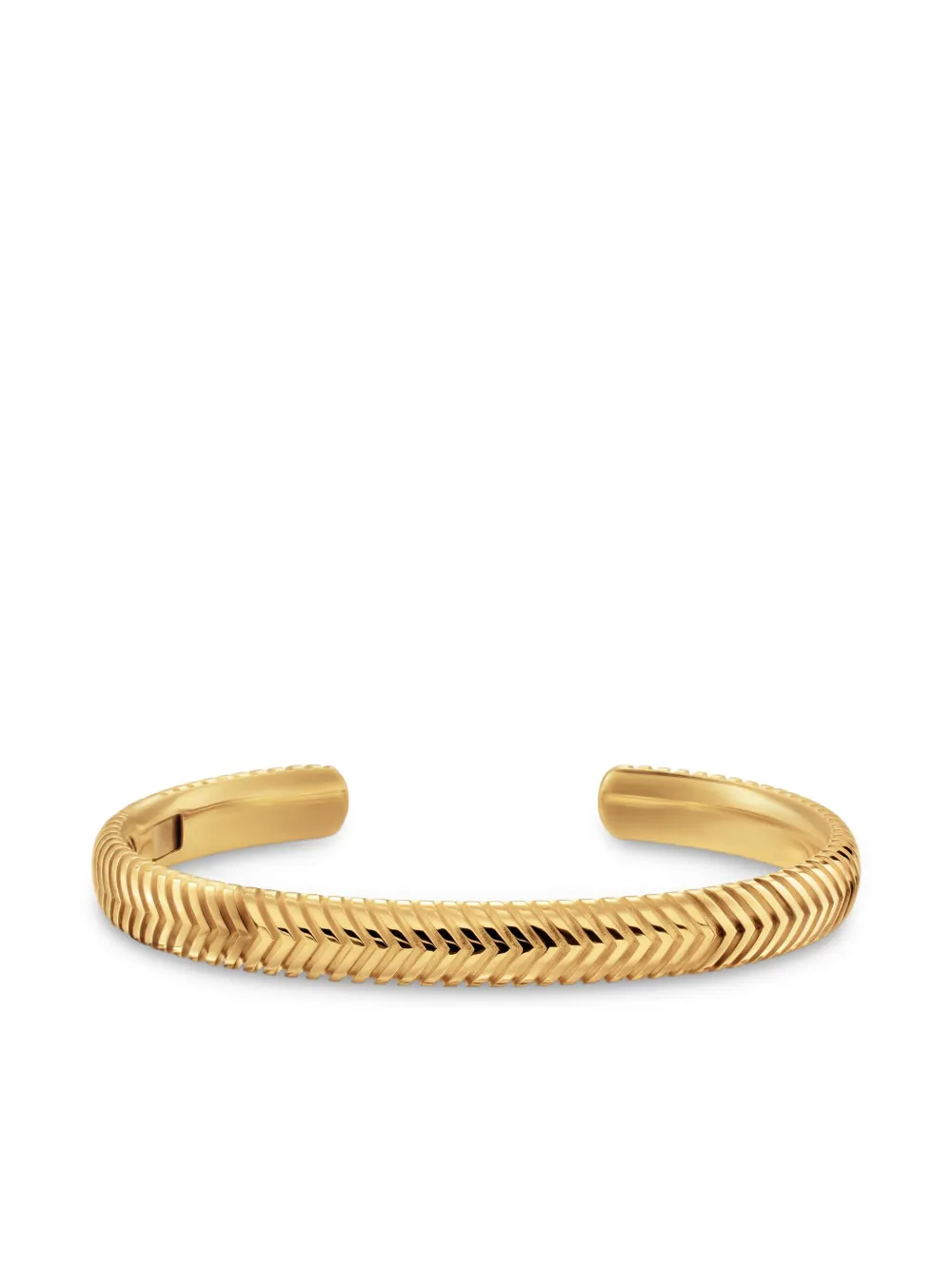 

Браслет-кафф Chevron из желтого золота (8 мм) David Yurman, золотой