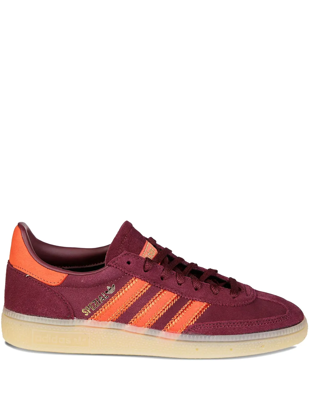 Кроссовки Handball Spezial с тремя полосками adidas, красный