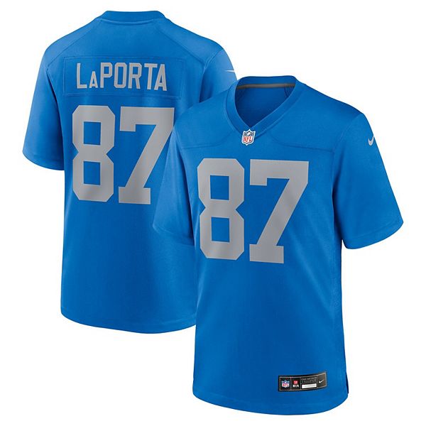 

Мужская синяя игровая футболка Detroit Lions Alternate Nike