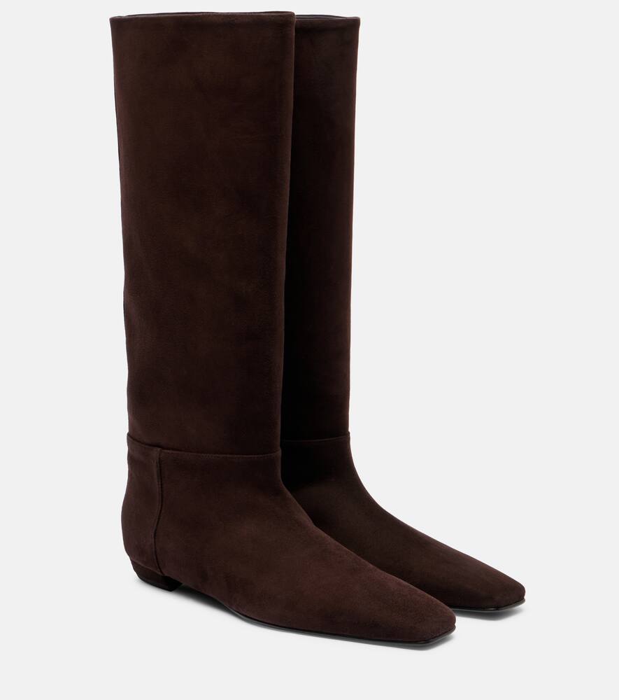 Замшевые сапоги до колена Proenza Schouler, Chocolate