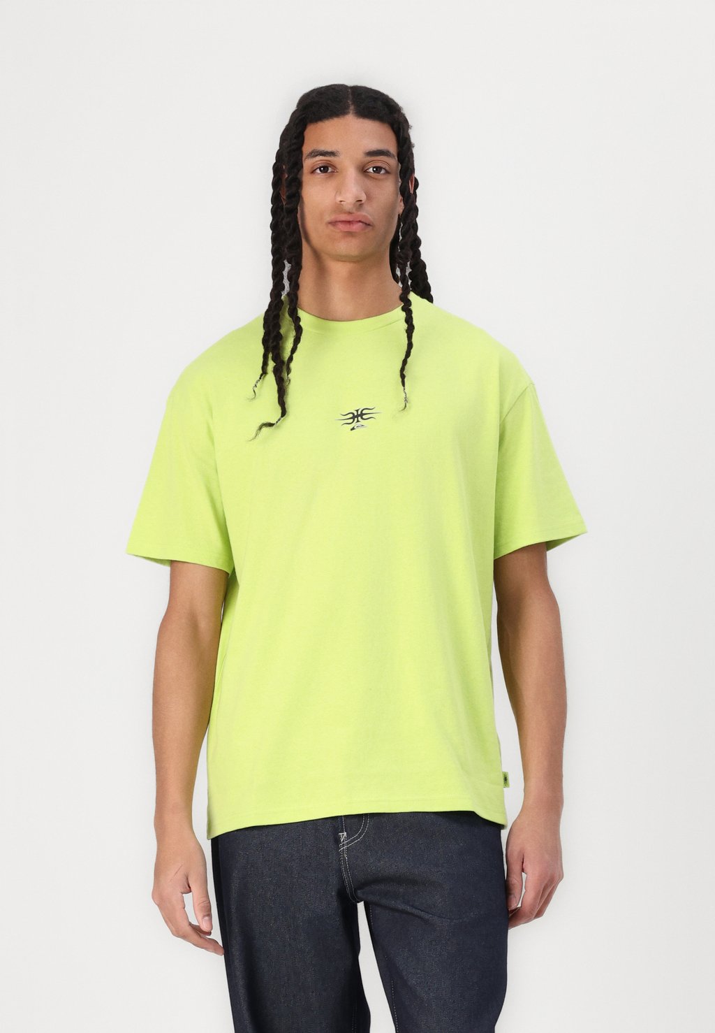 

Футболка с принтом MERCURY TRIBE TEE UNISEX Quiksilver, неоново-желтый