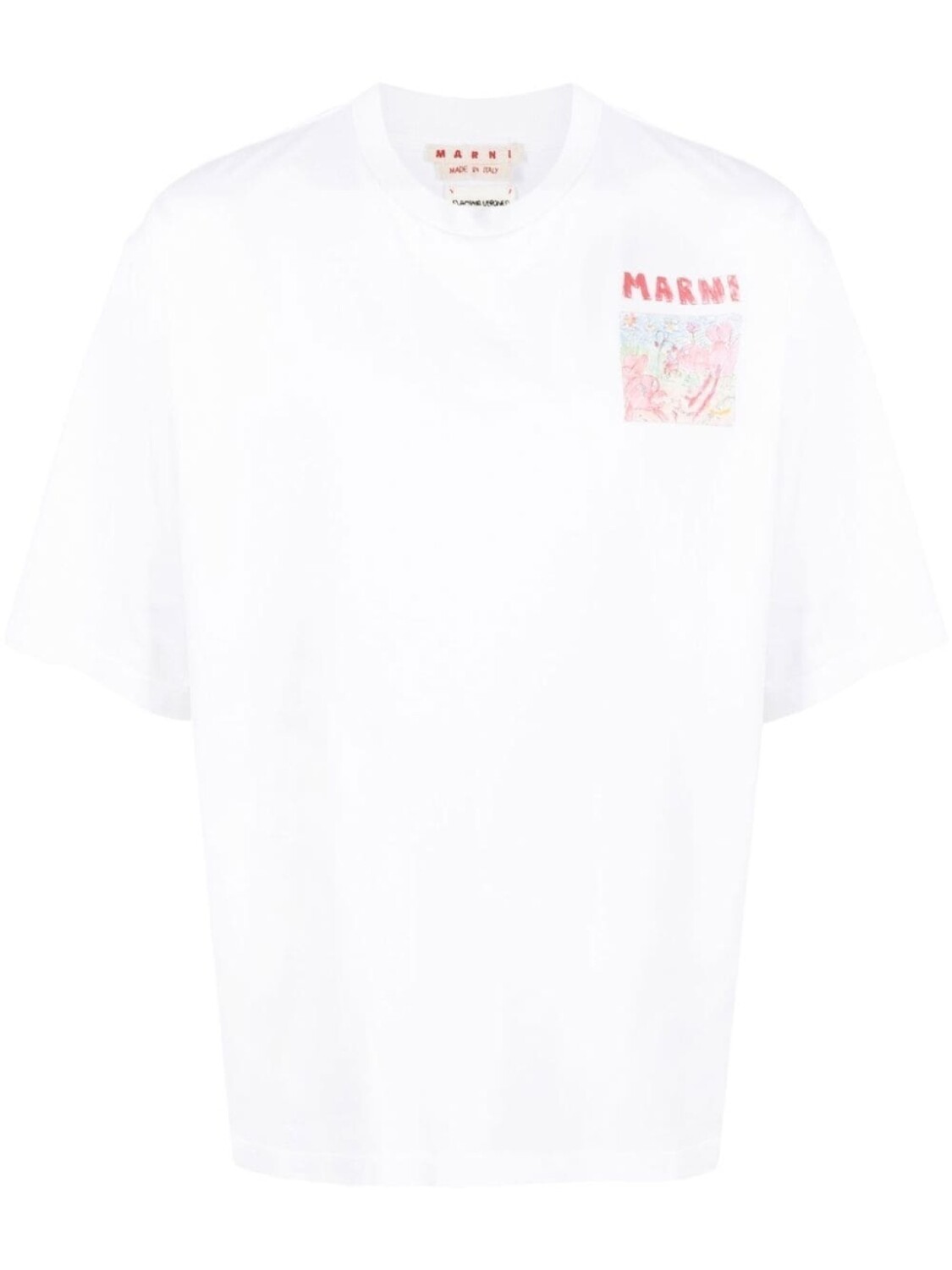 

Футболка с логотипом Marni, белый