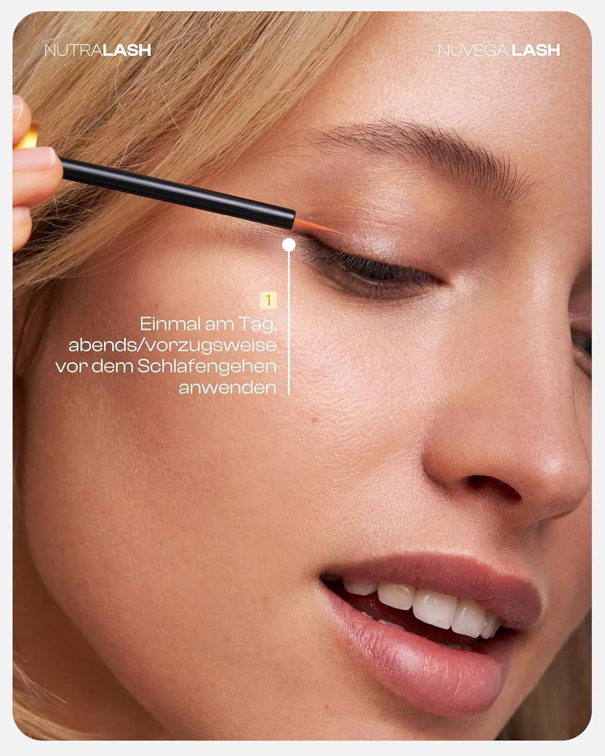 Веганская сыворотка для ресниц и бровей «NuVega Lash» ‎Nutracosmetic — фото 4