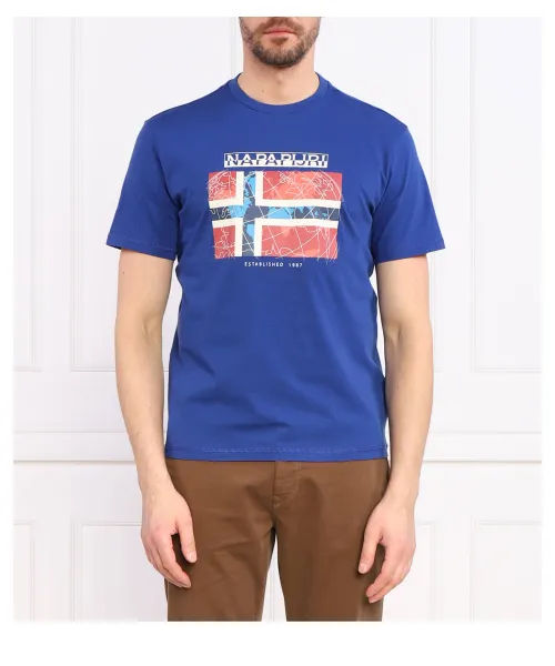

Футболка s-guiro Regular fit Napapijri, синий