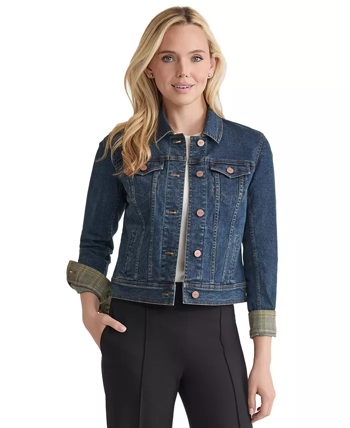 

Женская джинсовая куртка Chelsea Trucker Jones New York, синий