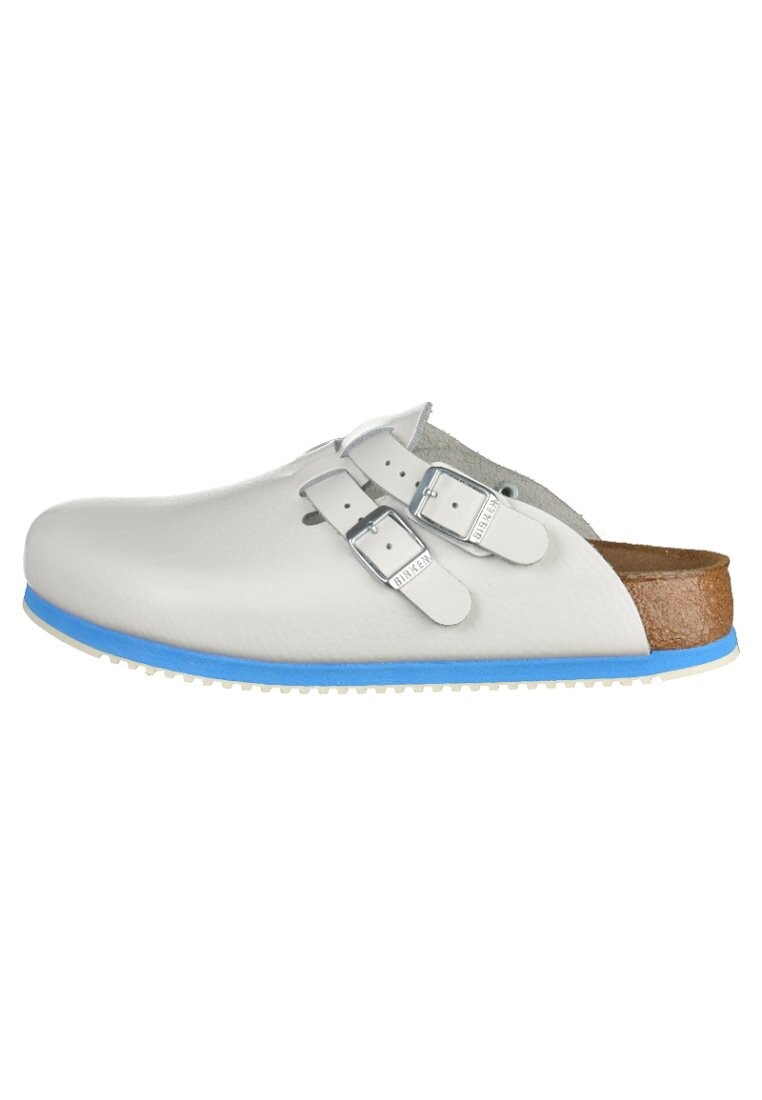 

Тапочки Kay Birkenstock, цвет white/light blue