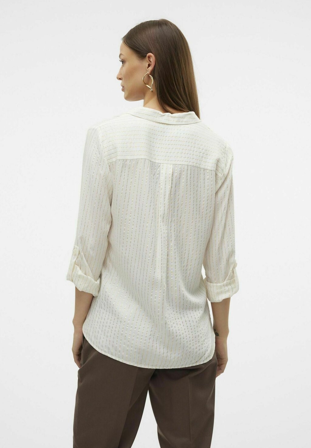 

Блузка на пуговицах VMBUMPY Vero Moda, кремовый