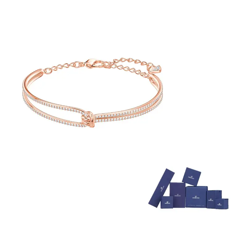 

Swarovski Браслеты из искусственного хрусталя для женщин с покрытием rose gold