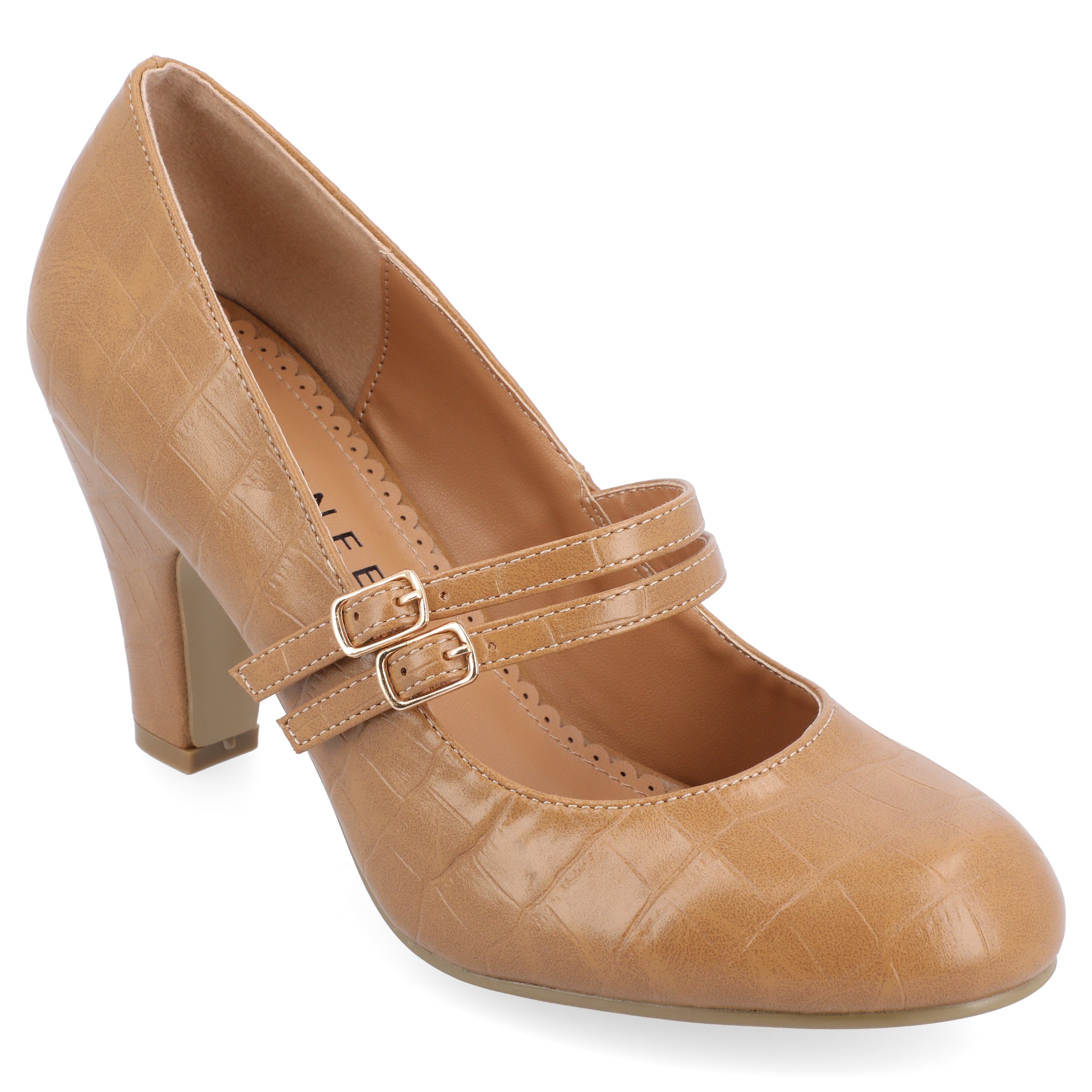 Женские узкие туфли-лодочки Journee Windy Journee Collection, цвет tan