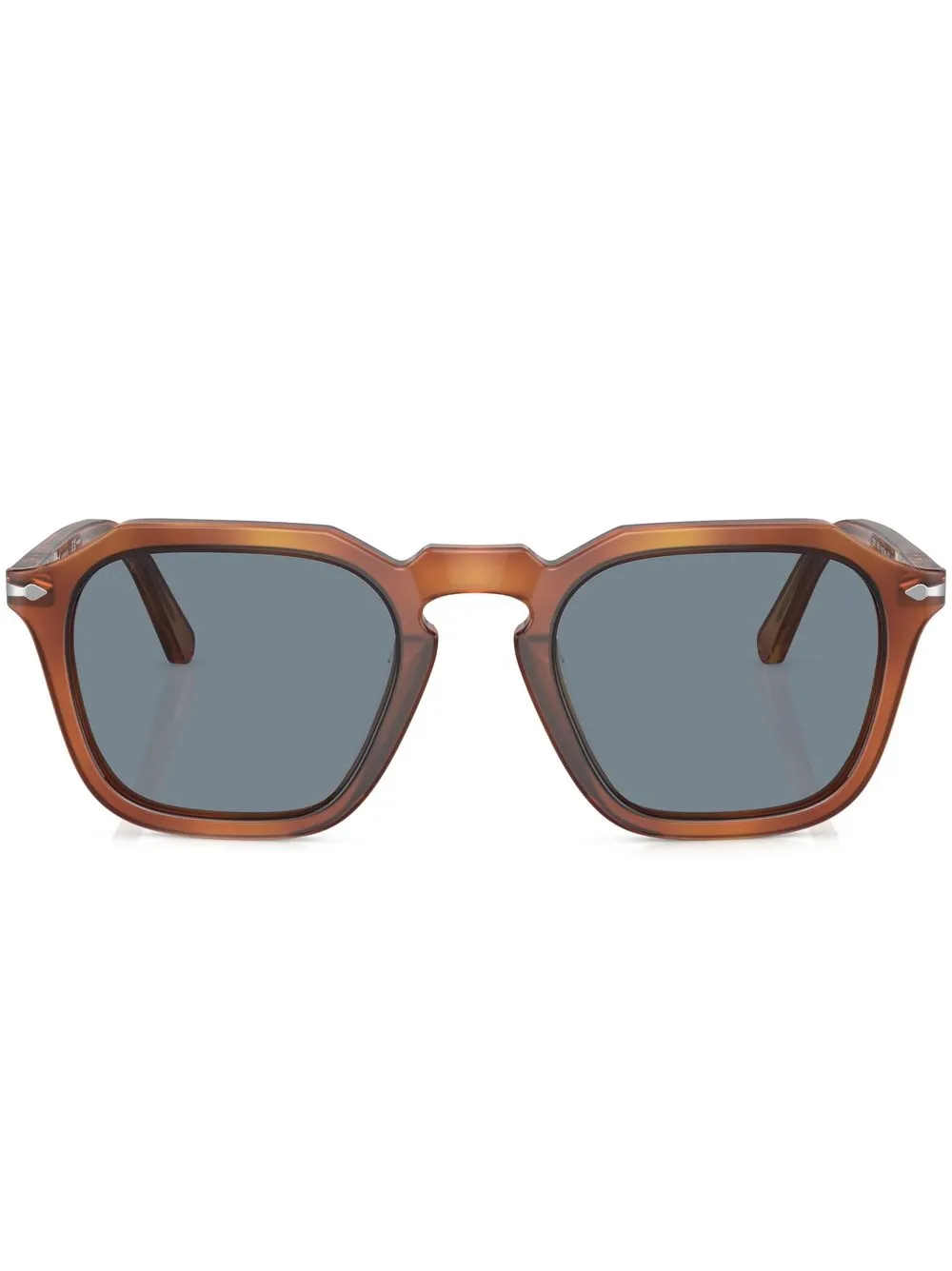

Солнцезащитные очки в квадратной оправе Persol, коричневый