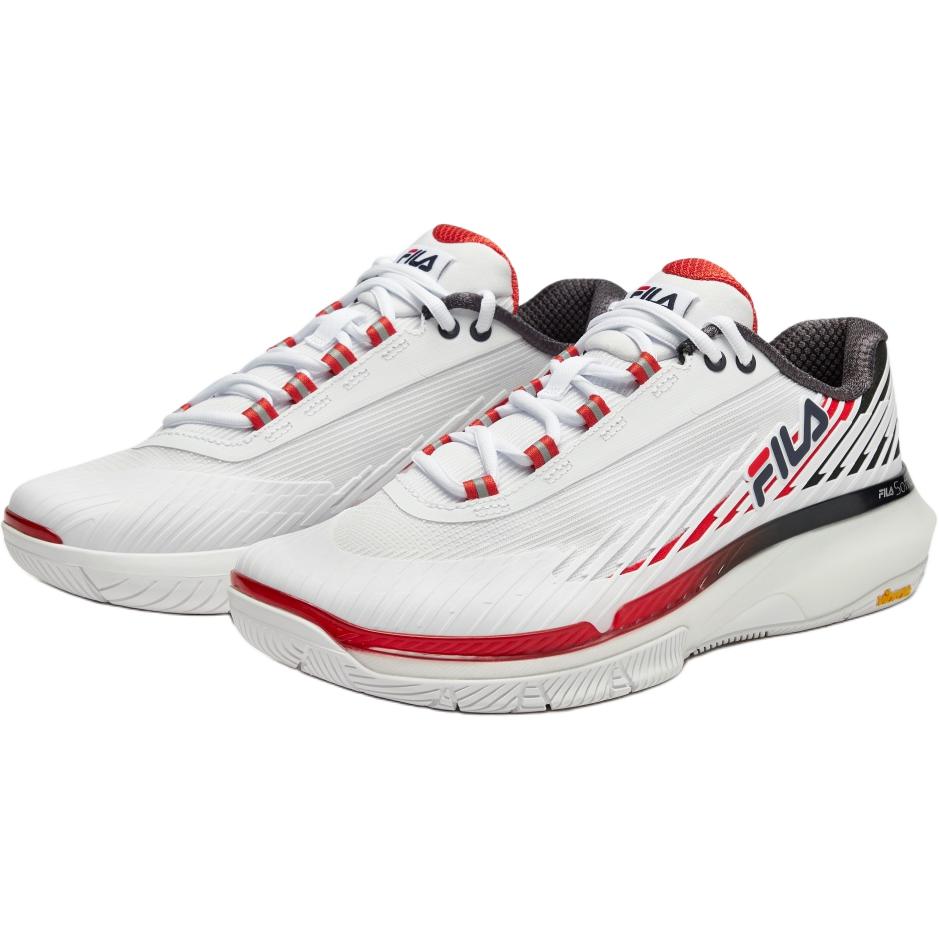 FILA KIDS Легкие амортизирующие низкие детские тренировочные кроссовки FILA White/Nighttime Blue для подростков — фото 4