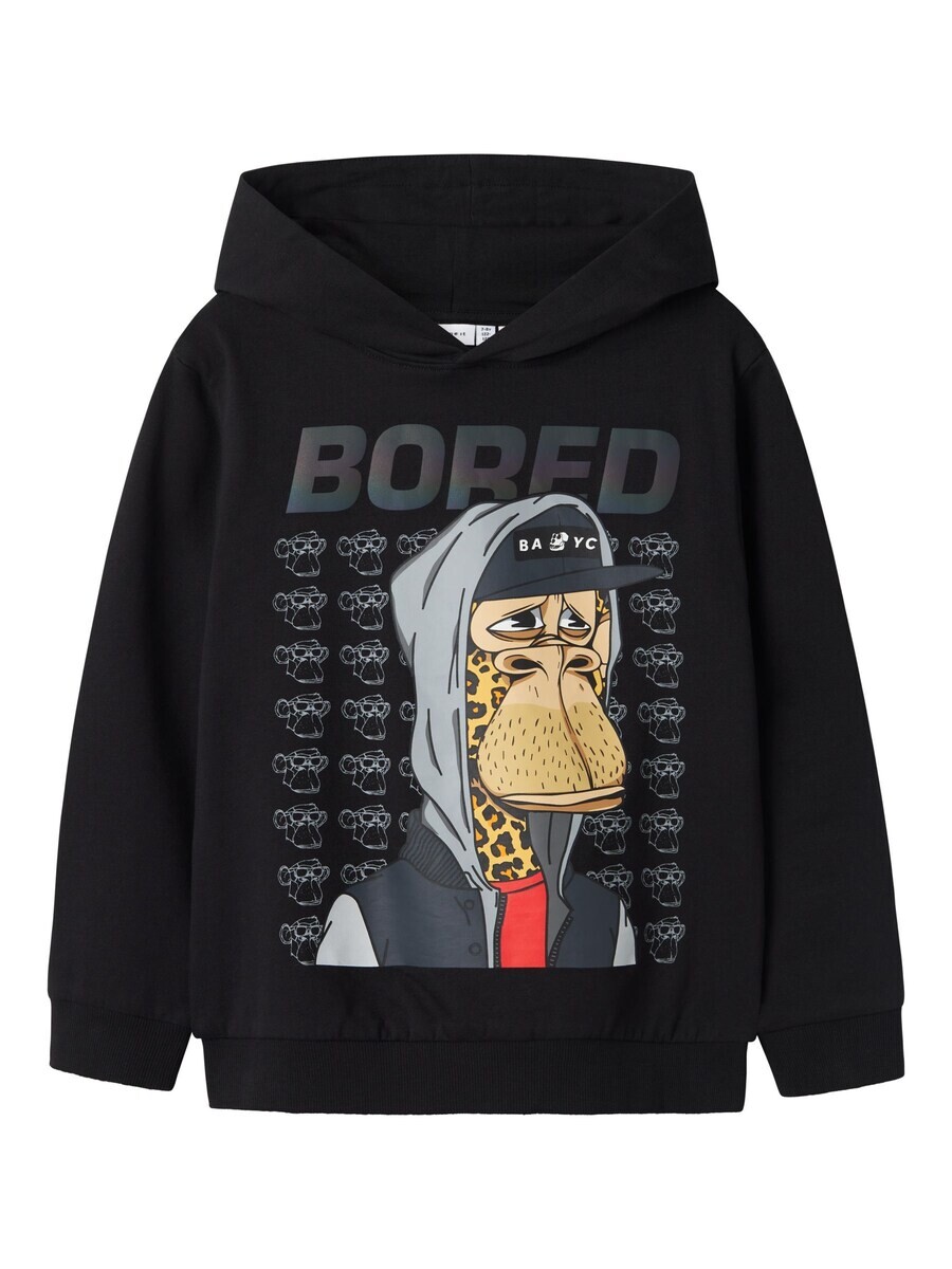

Худи NAME IT Sweatshirt Bored Ape, черный