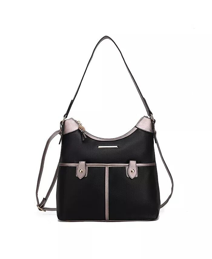 

Сумка на плечо Harper Color Block от Mia K Mkf Collection, серебряный