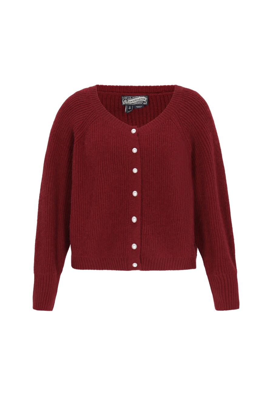 

Кардиган оверсайз DreiMaster Vintage Vintage, бургундия