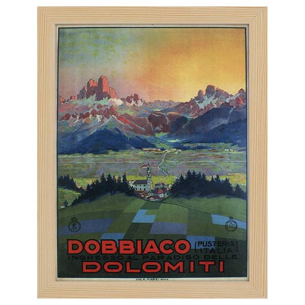 

Рамка для фотографий LegendArte Poster Dobbiaco Dolomiti цвет eiche