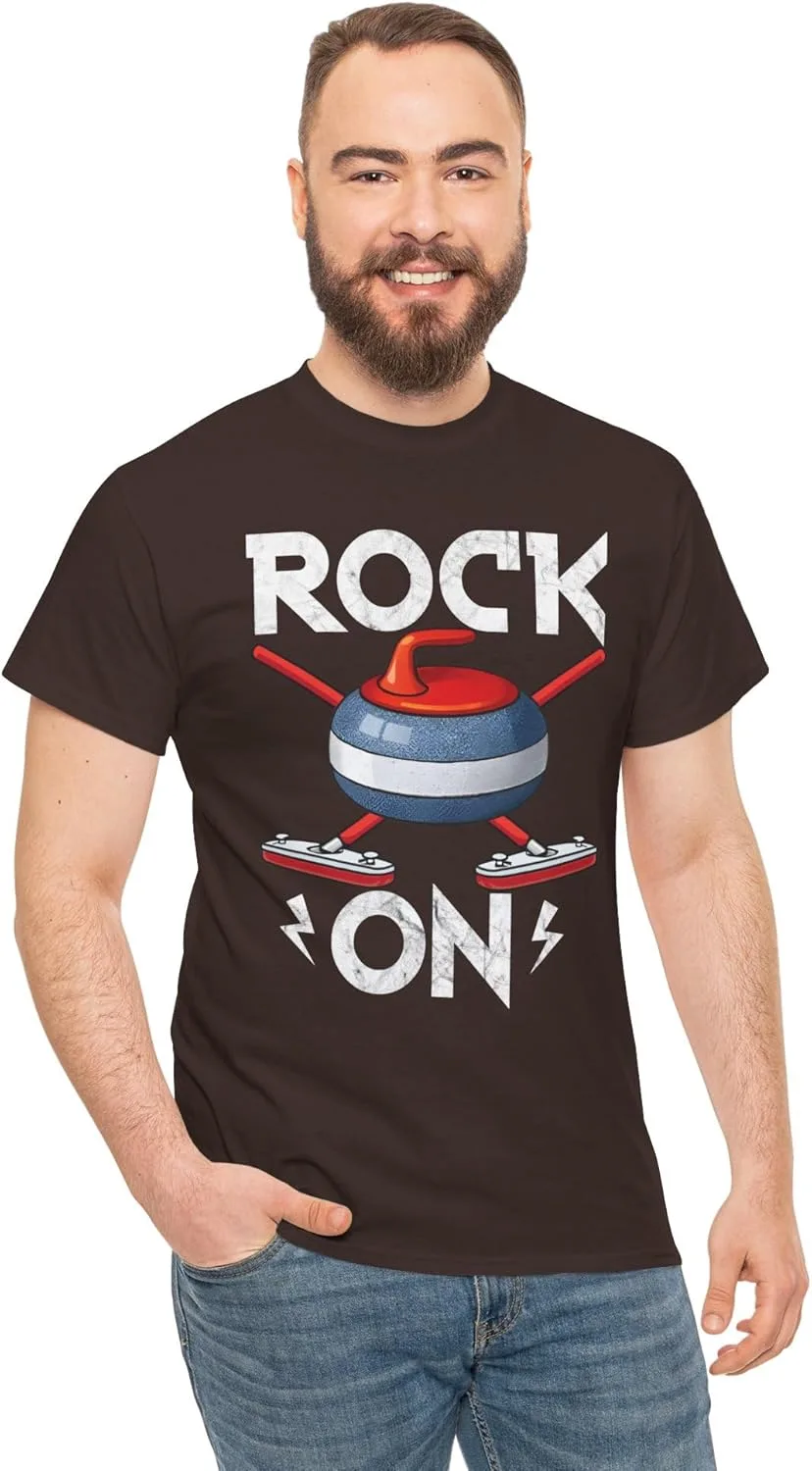 Футболка Qbeefy Curling Shirt Retro Rock On Vintage — фото 2