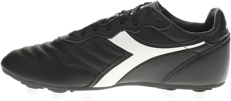 Мужские футбольные бутсы Diadora Brasil Lt Mdpu на твердое поле - черные, черный — фото 3