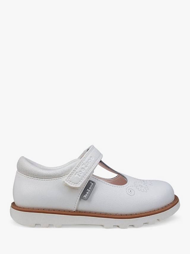 

Детские летние туфли Ivy из кожи ToeZone, White