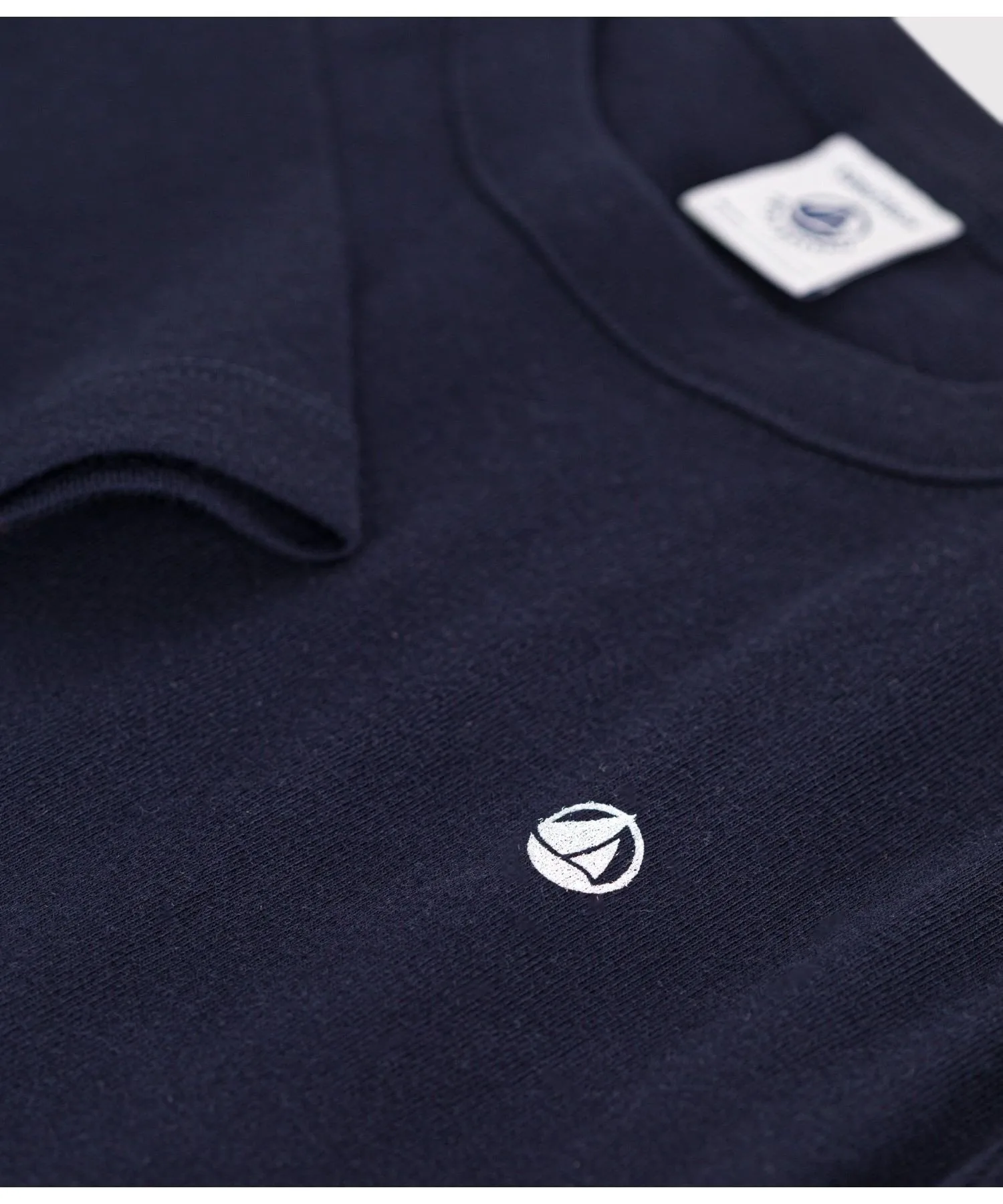 Футболка с длинными рукавами PETIT BATEAU, Navy — фото 3