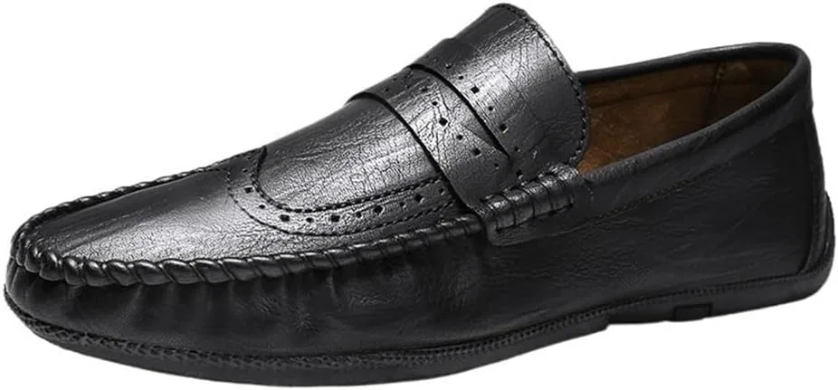 Лоферы кожаные, для повседневной носки, Men’s, Grey DHFIRUFSHLO