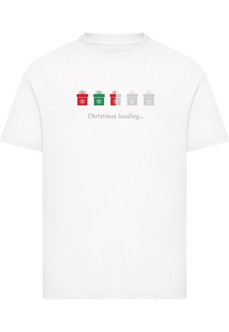 

Футболка Merchcode Shirt Christmas Gifts Loading, белый