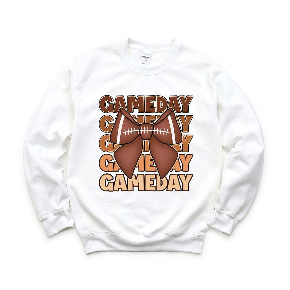 

Толстовка Coquette Football Game Day Simply Sage Market, белый
