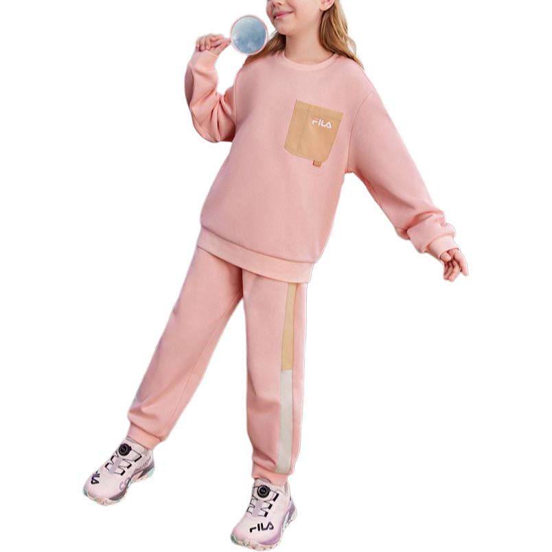 Sweatshirt Autumn Sha Powder Teenagers FILA KIDS, розовый — фото 4