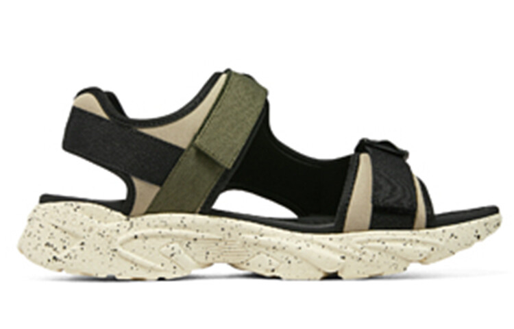 Пляжные сандалии Stamina мужские серо-коричневые/черные Skechers — фото 2