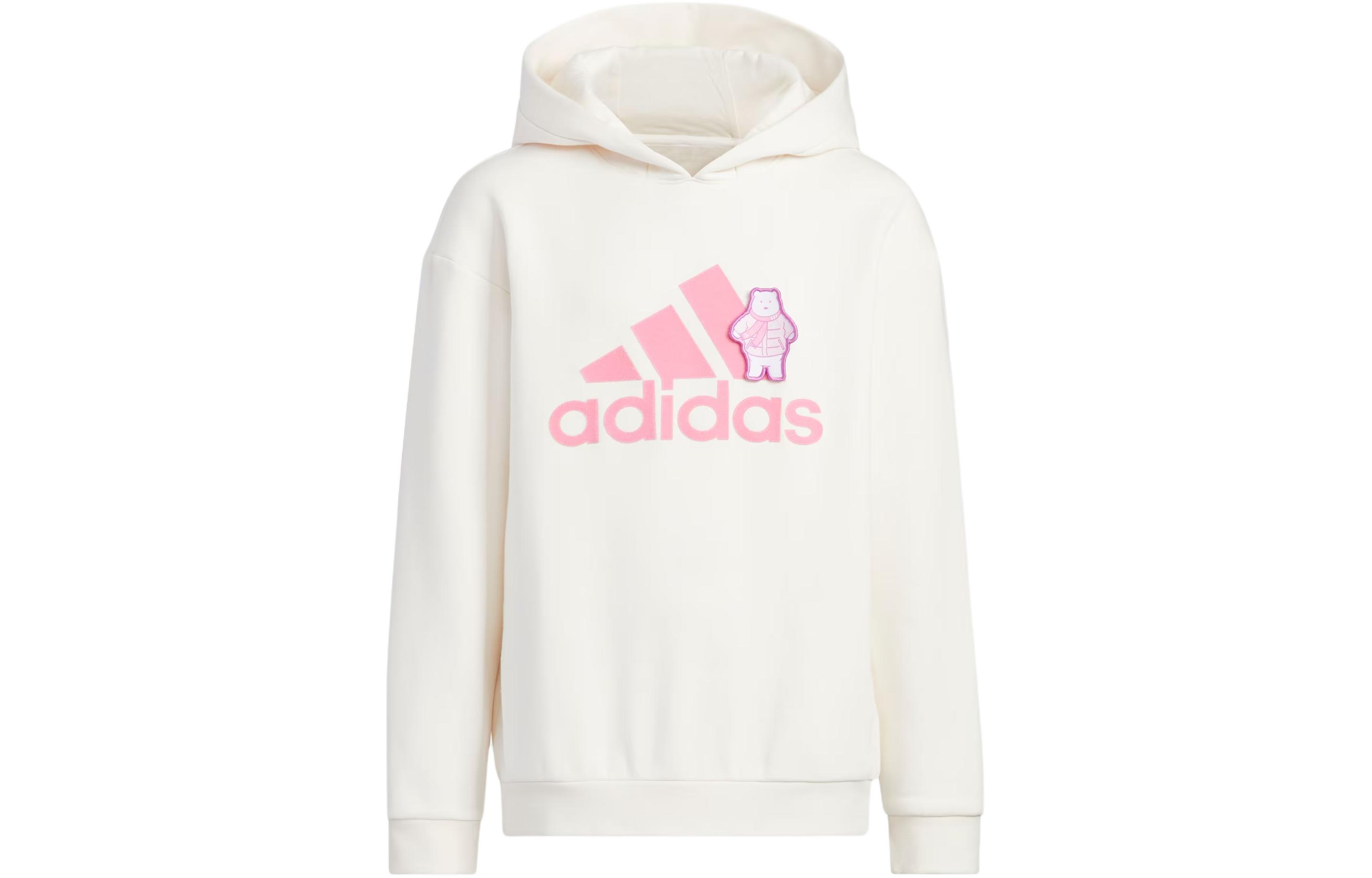 

Толстовка для начальной школы Adidas, розовый/белый