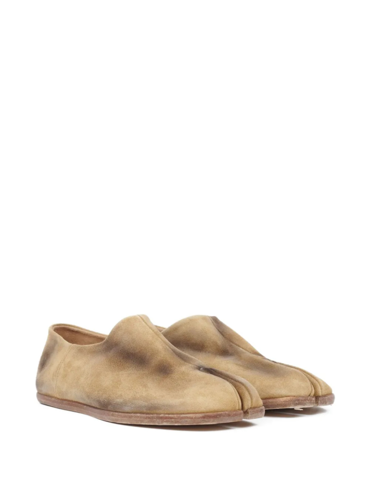 

Лоферы Maison Margiela Tabi Babouche, коричневый