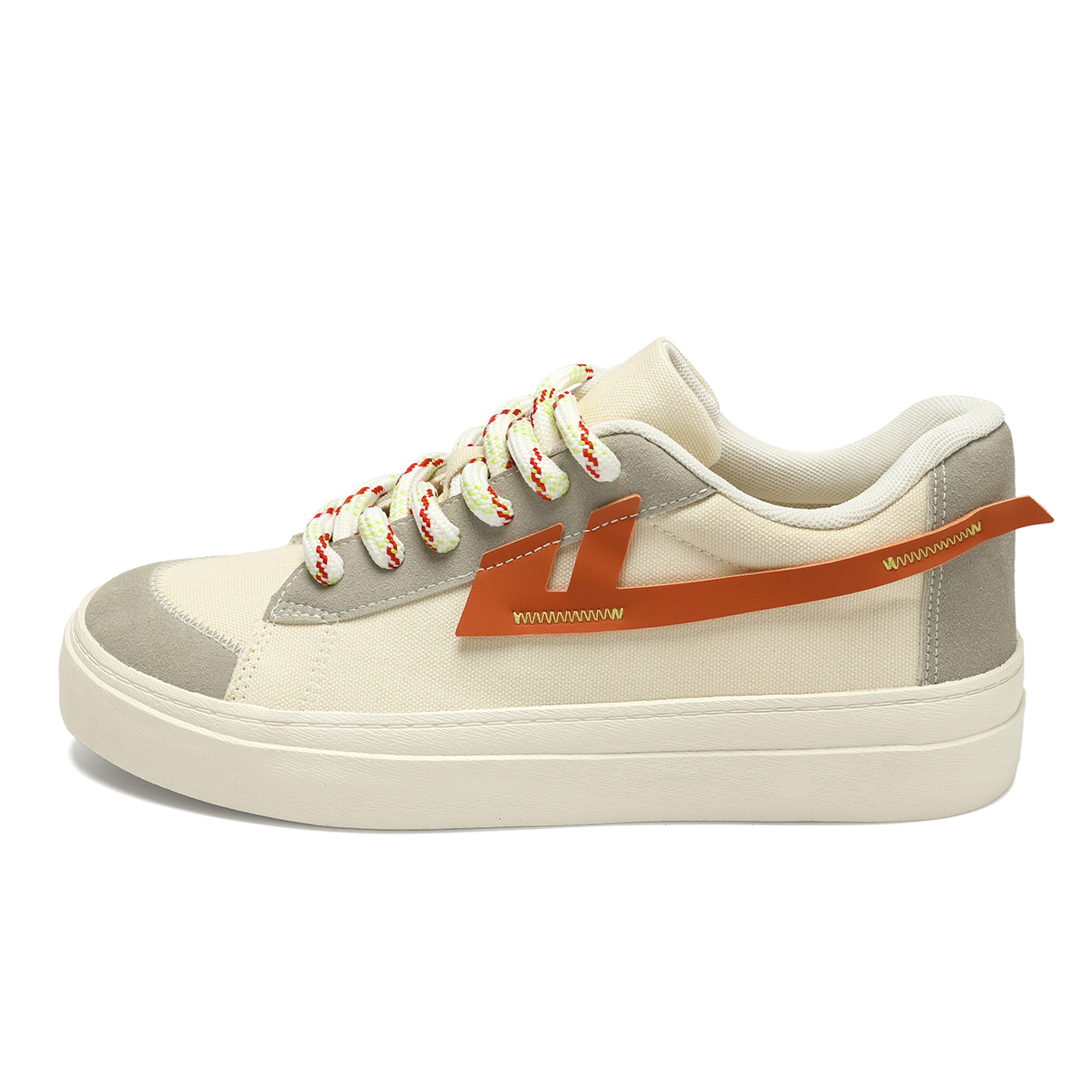 

WARRIOR Баланс Саппорт Легкие Лоу Топ Скейтборд Кроссовки Мужские - Бежевый Серый Оранжевый, цвет Beige Gray Orange