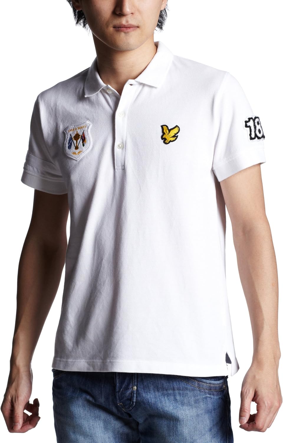 

Рубашка-поло Lil & Scott Archive Lyle & Scott, белый