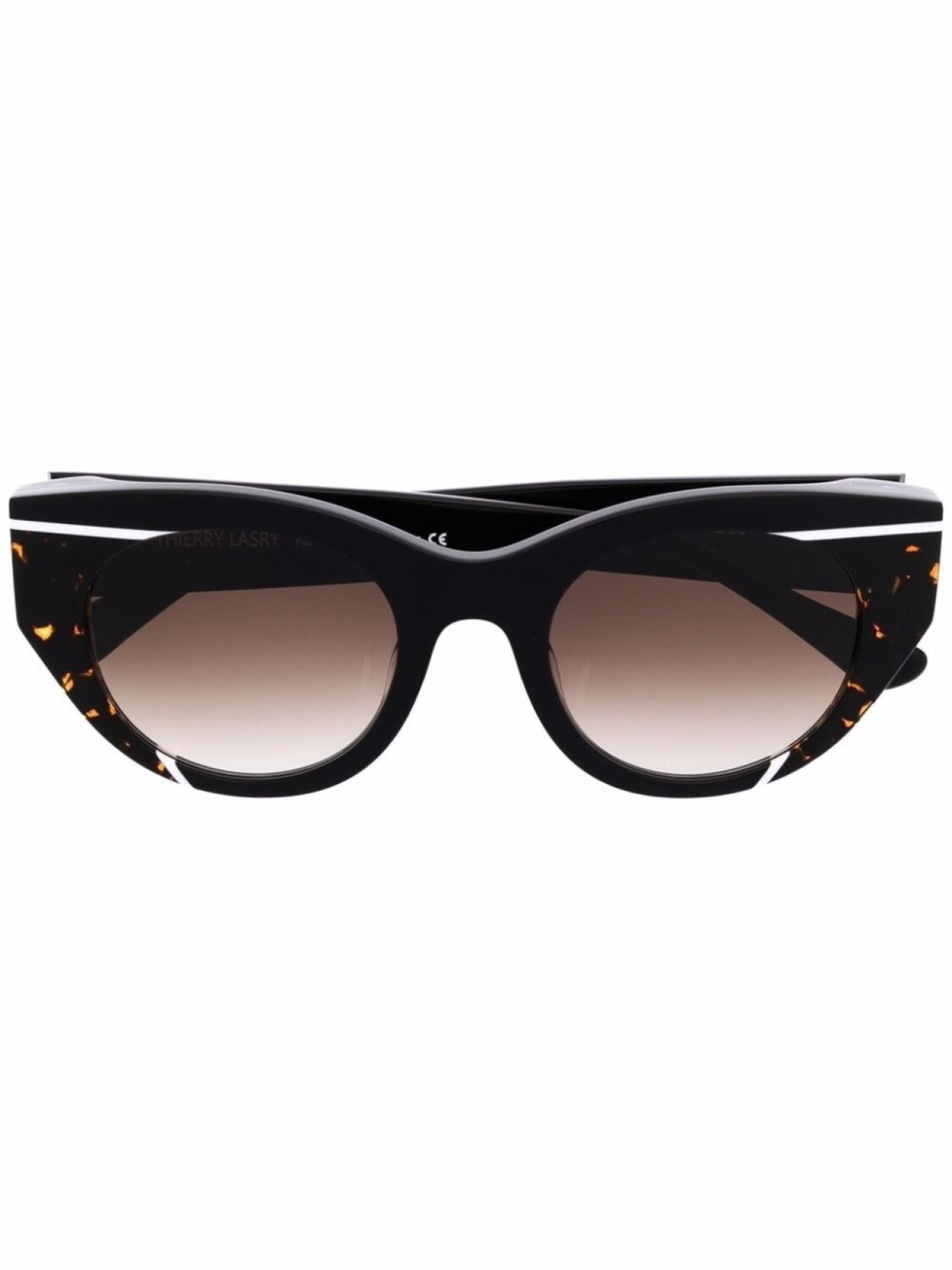 

Thierry Lasry солнцезащитные очки Murdery черепаховой расцветки, черный