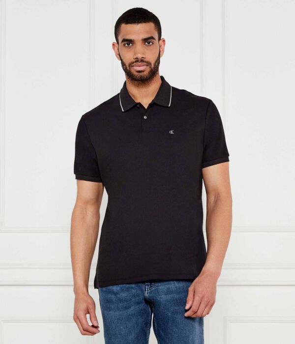 

Рубашка поло Regular fit Calvin Klein, черный