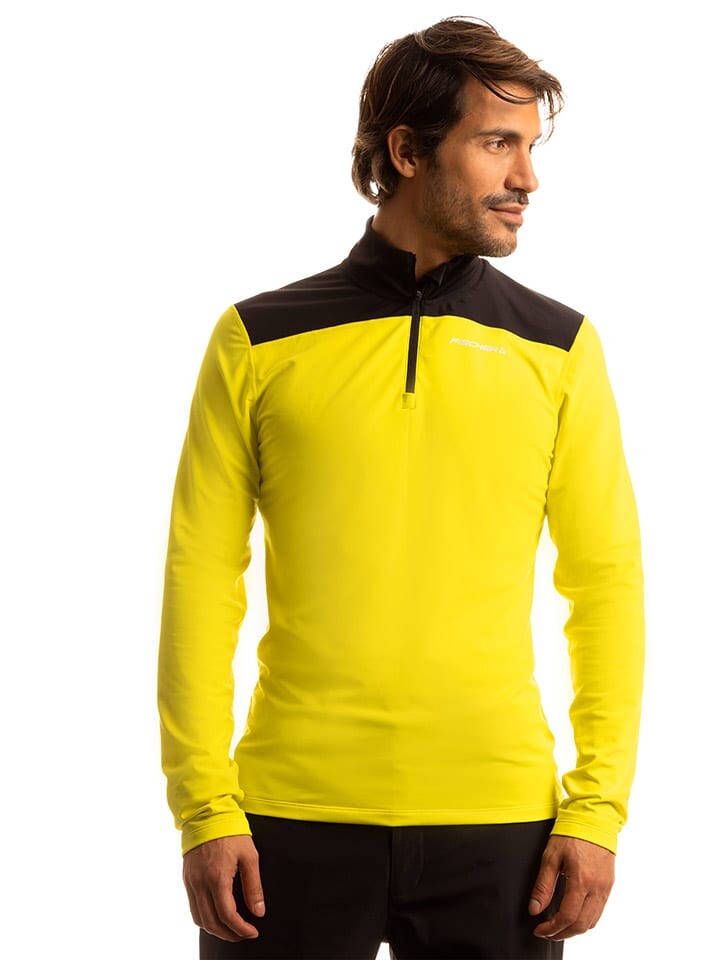 

Лонгслив Fischer Funktionsshirt, желтый