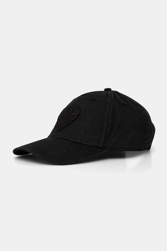 

Хлопковая кепка с козырьком Allsaints, черный