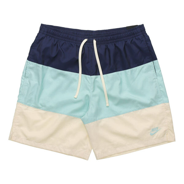 

Шорты colorblock quick dry woven sports shorts blue Nike, синий