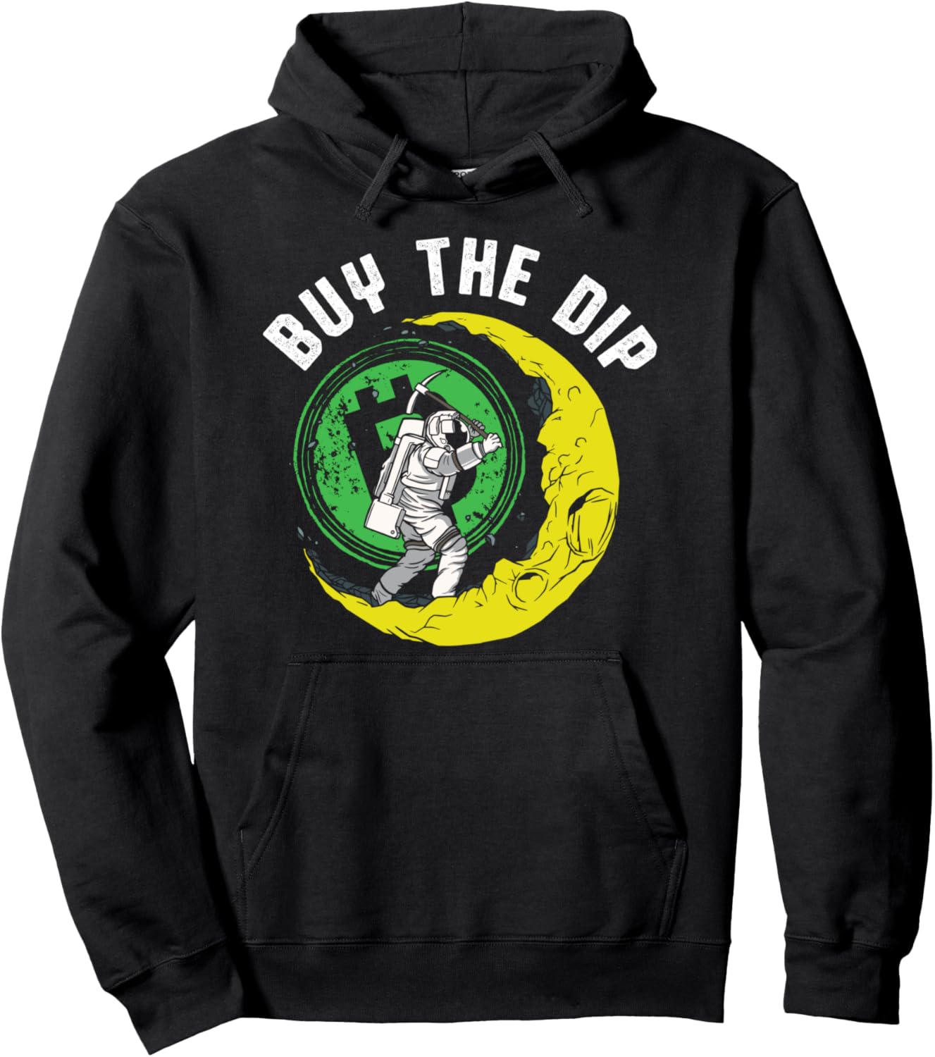 

Худи с изображением астронавта, биткоина, луны, космоса и криптом Cryptocurrency Btc Digital Money Currency Gift, черный