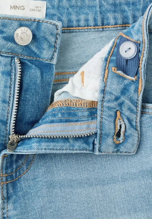 Детские джинсовые шорты Mango Kids, Blue — фото 4
