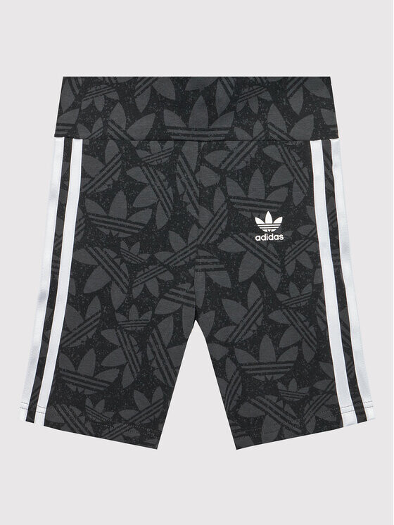 

Байкерские шорты узкого кроя Adidas, черный