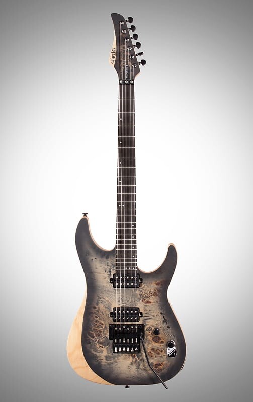 

Электрогитара Schecter Reaper 6FR Electric Guitar, Charcoal Burst