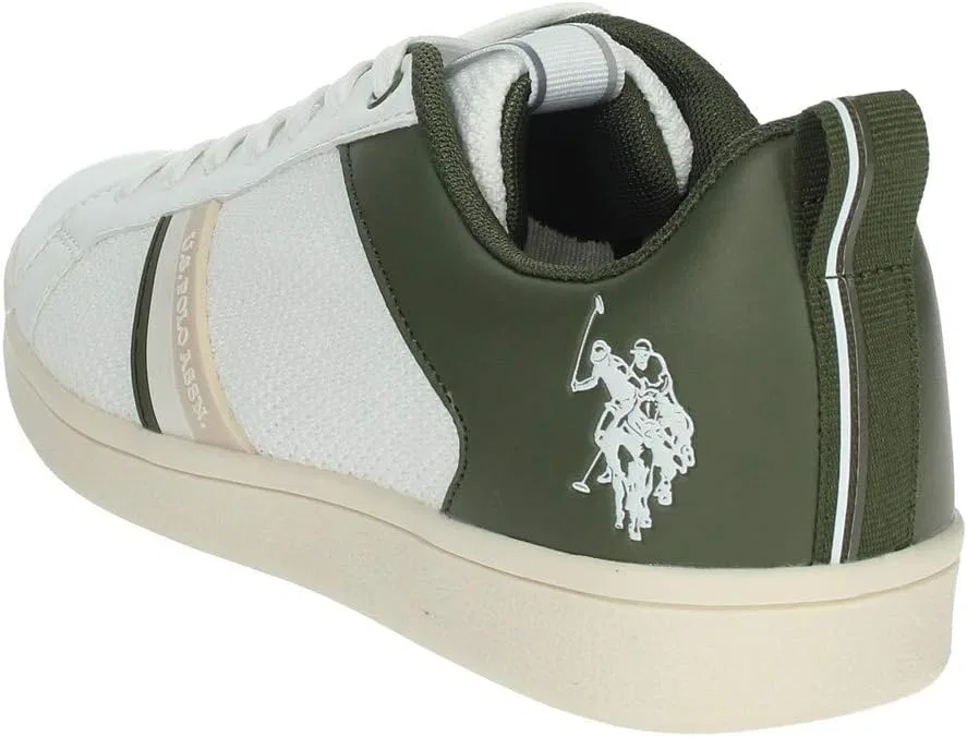 Ассоциация поло США. Мужские эспадрильи Syros U.S. Polo Assn., White Green — фото 2