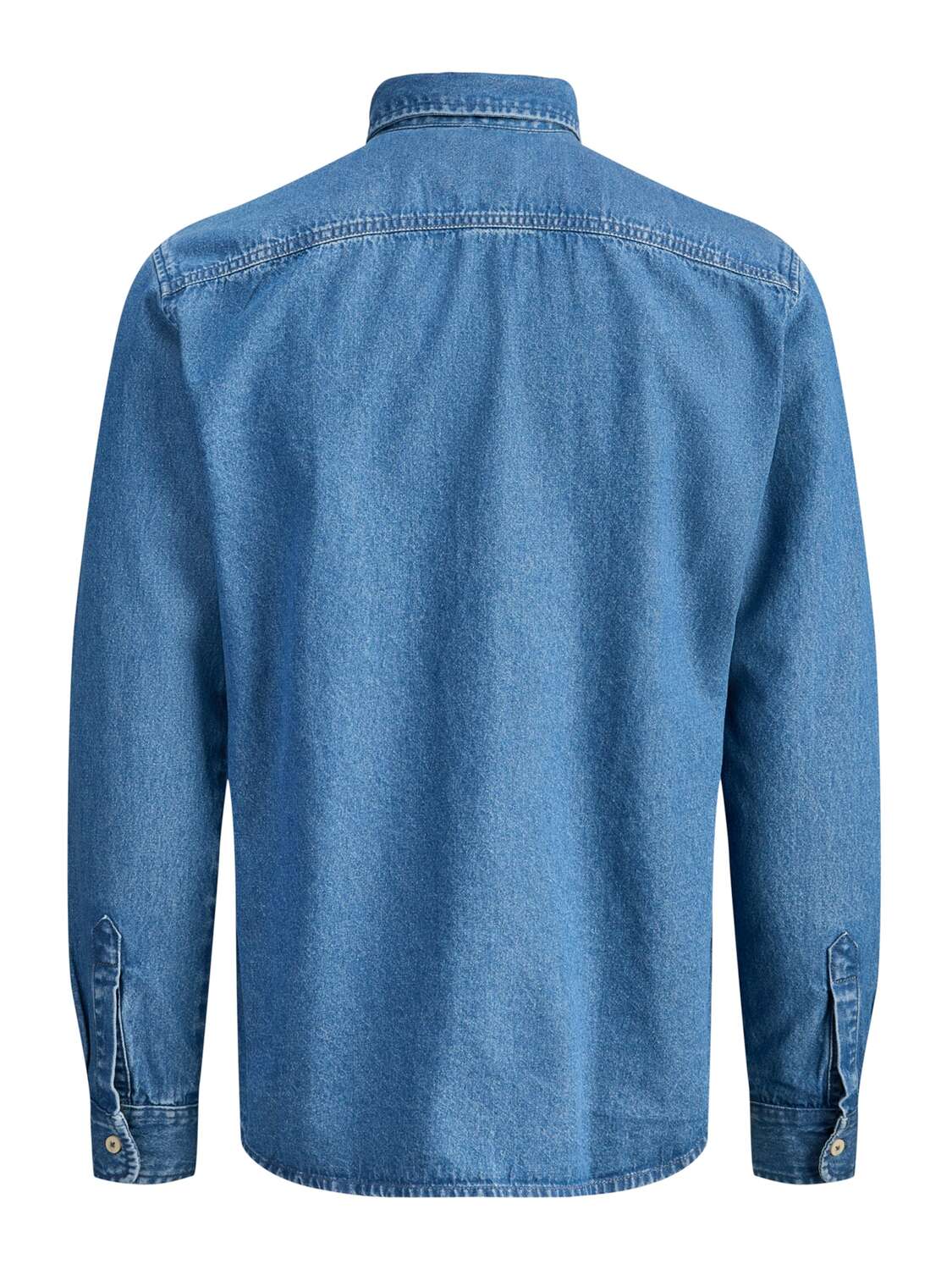 Jack & Jones Junior Рубашка на пуговицах 'JJEStanley' Regular fit в синем дениме — фото 2