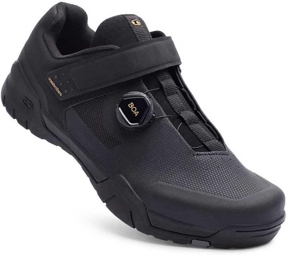 

Велотуфли Crankbrothers Mallet Enduro BOA Clip-in, MTB Enduro, черный/золотой