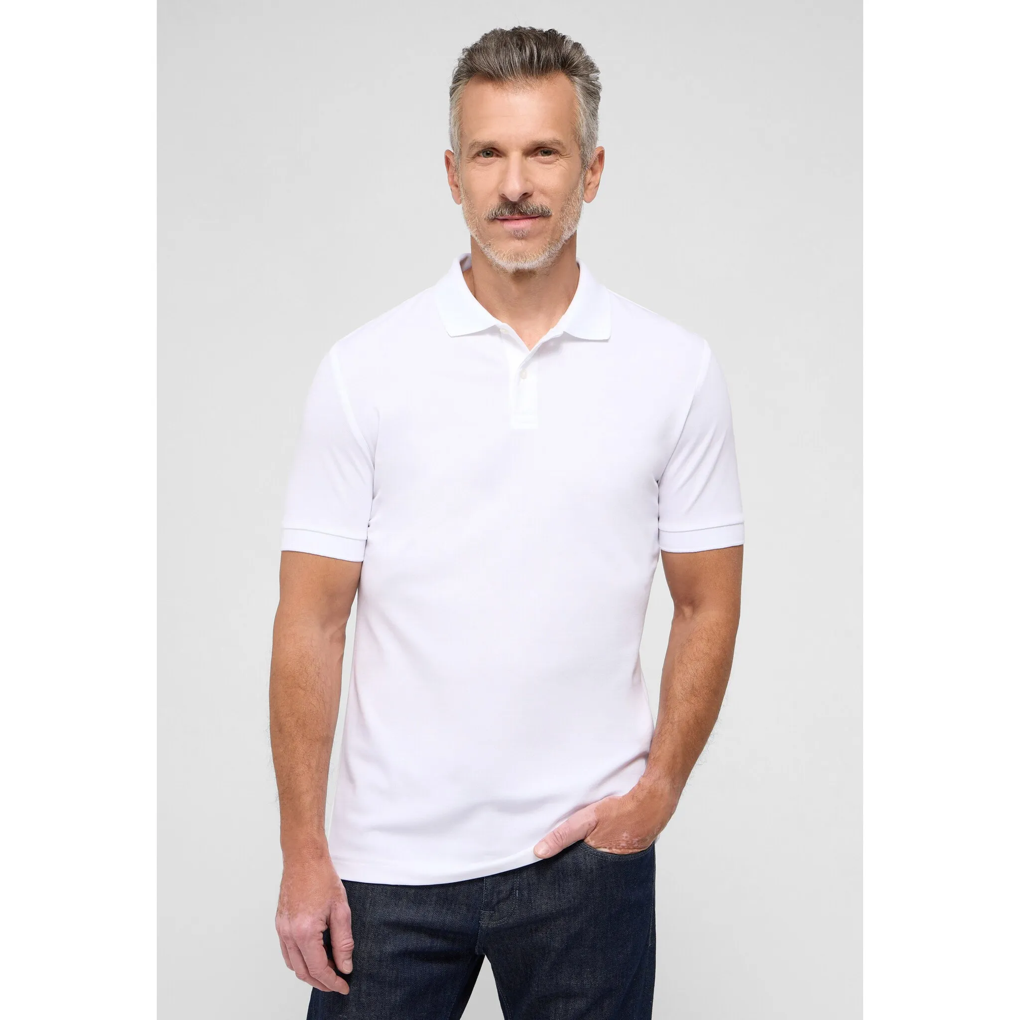 

Рубашка Eterna с короткими рукавами "SLIM FIT", белый