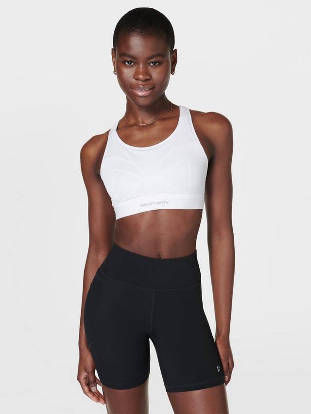 

Power Pro спортивный бра для бега Sweaty Betty, White