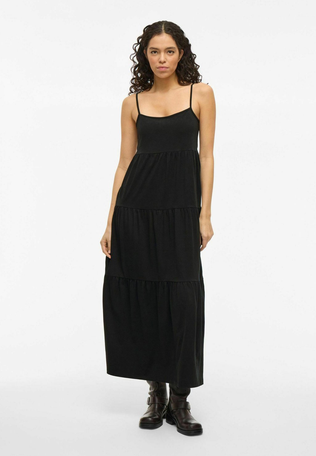 

Платье макси YER STRAP MIDI DRESS - Jersey dress VILA, черный