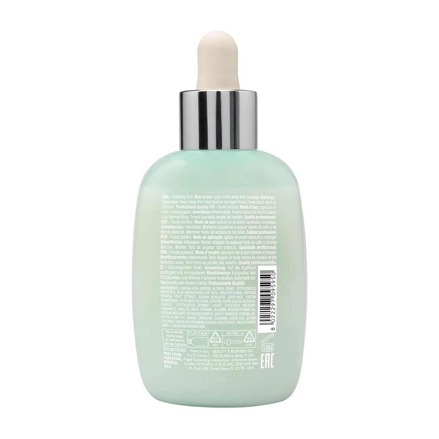 Alfaparf Milano Semi di Lino Scalp Relief Calming Tonic для чувствительной кожи - мгновенное успокаивающее действие, снимает зуд, увлажняет, 125 мл — фото 2