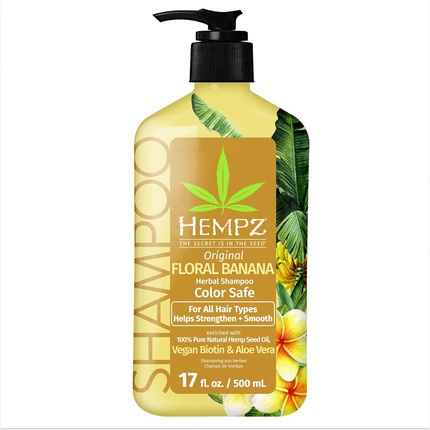 

Шампунь для волос Biotin Original Light Floral & Banana для всех типов волос Hempz