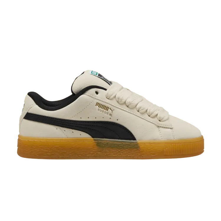 

Кроссовки Suede XL 'Dark Risk - Alpine Snow Black', кремовый